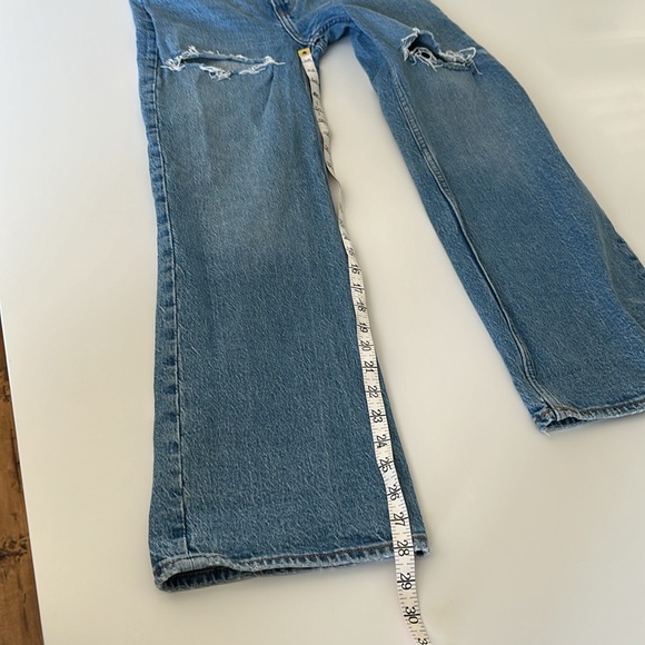 Abercrombie & Fitch High Rise Destroyed Jeans - Picture 12 of 12